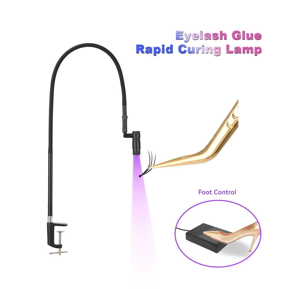Eyelash Extension Uv - Lámpara de extensión de pestañas UV