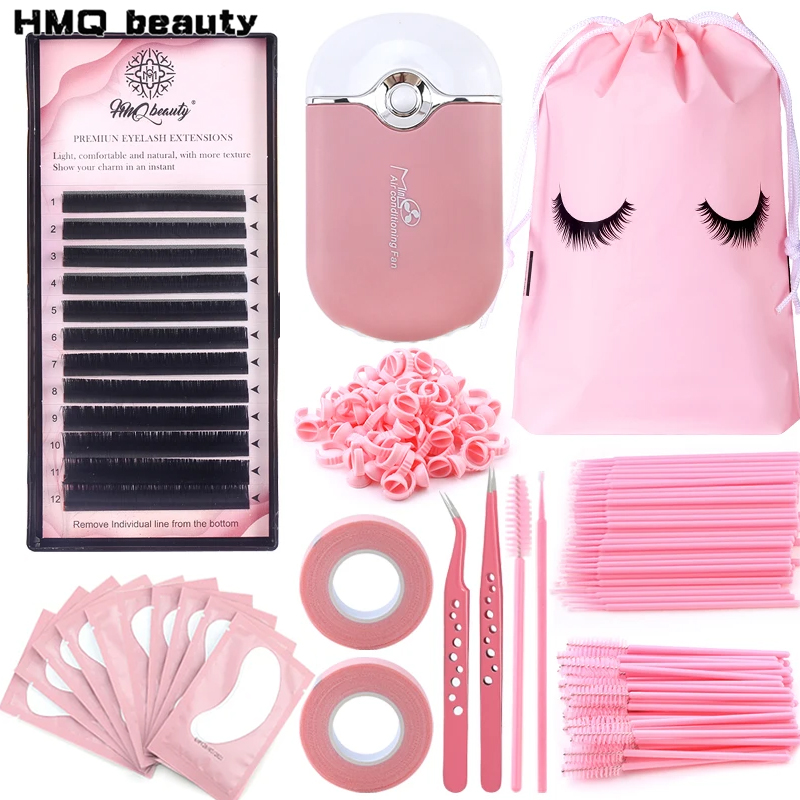 Eyelash Extension Fan - Juego de 268 Uds de pinceles