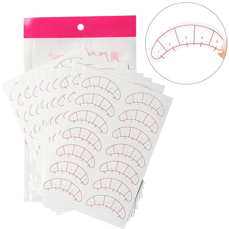 Lash Mapping Sticker - 70/140 pares de pegatinas de mapeo
