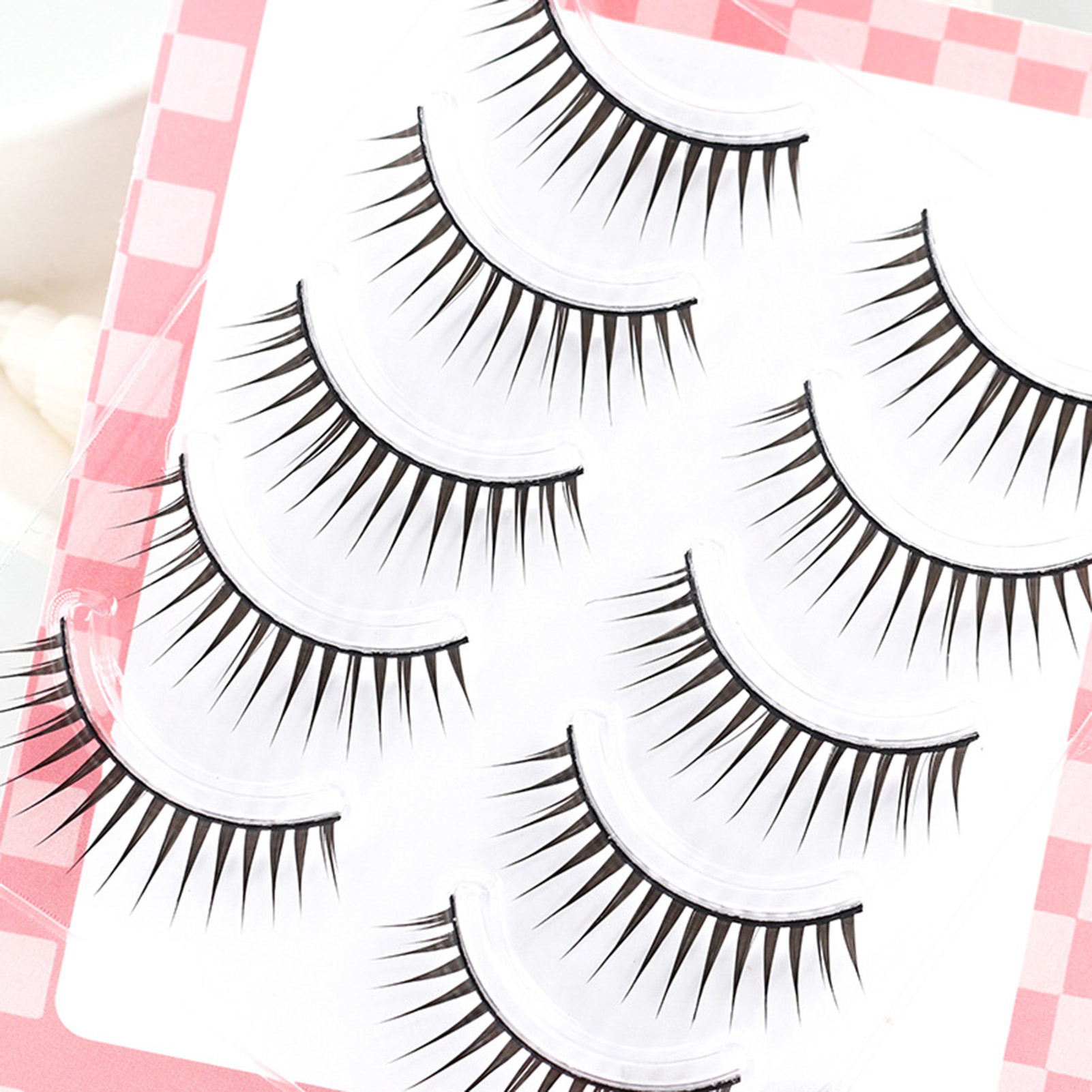 Eyelash Extension Japanese Style - 5 pares de pestañas postizas de
