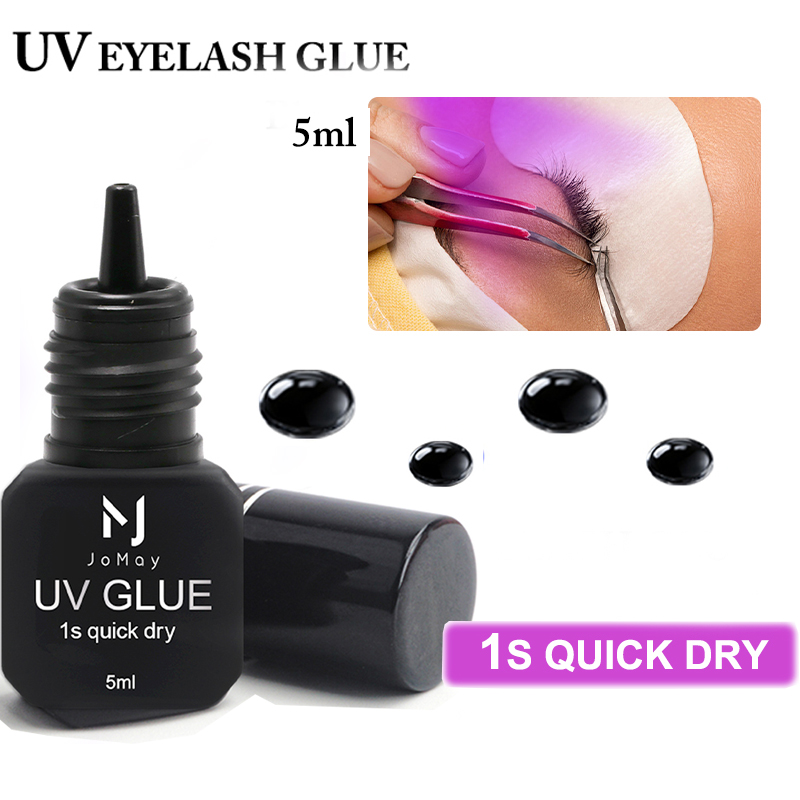 Eyelash Extension Uv - Pegamento para pestañas, pegamento UV negro,
