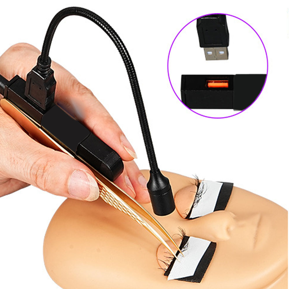 Eyelash Extension Uv - Lámpara USB de mano con pinzas