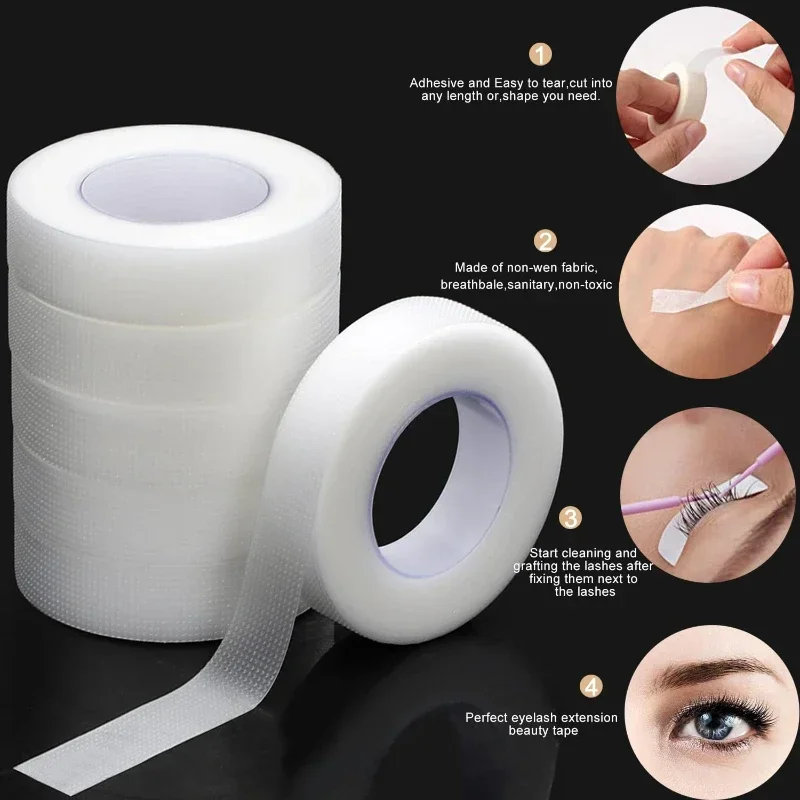 Tape Breathable Lash - Cinta Adhesiva Transparente Microporosa Transpirable para
