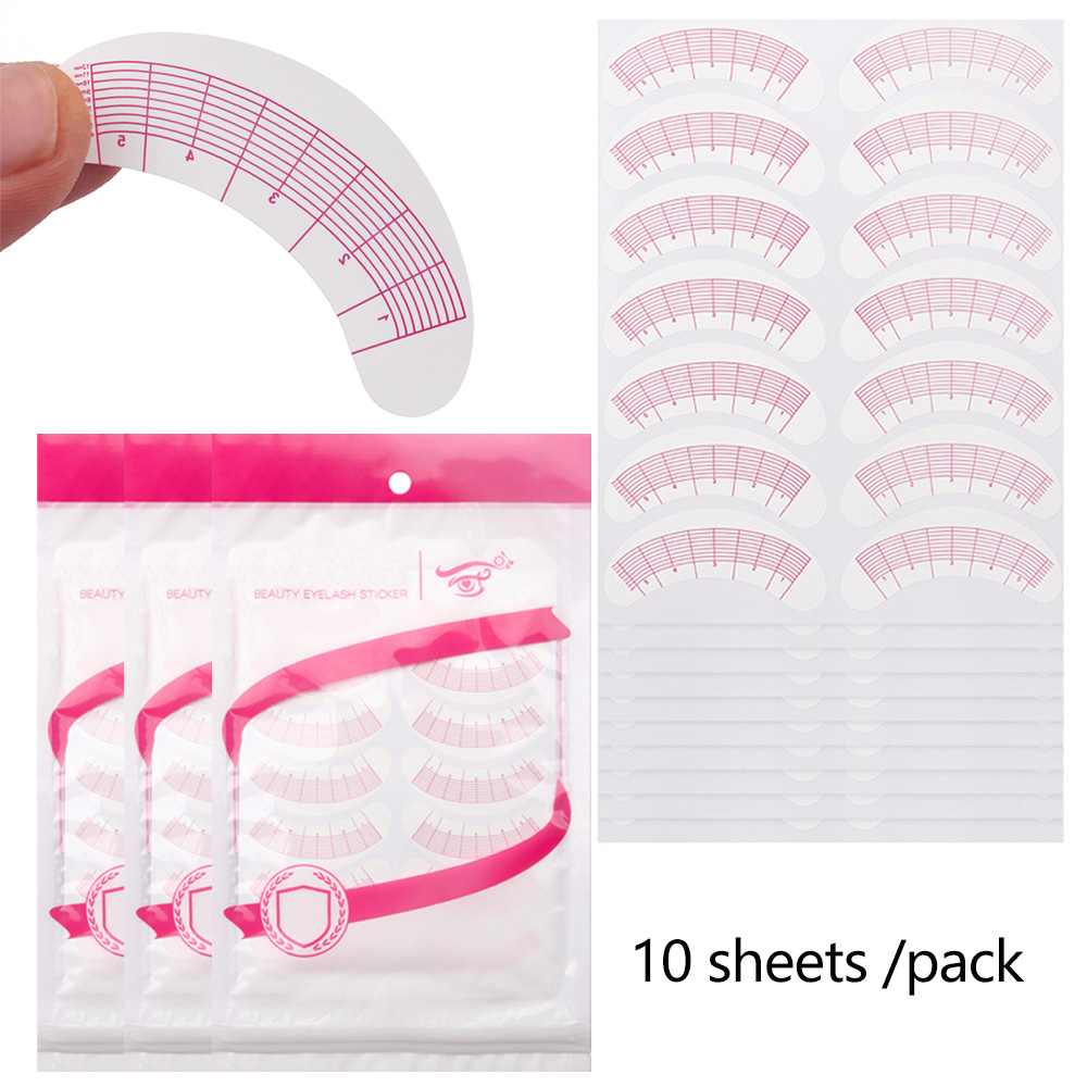 Lash Mapping Sticker - 2/5 Paquetes de Pegatinas para Mapeo