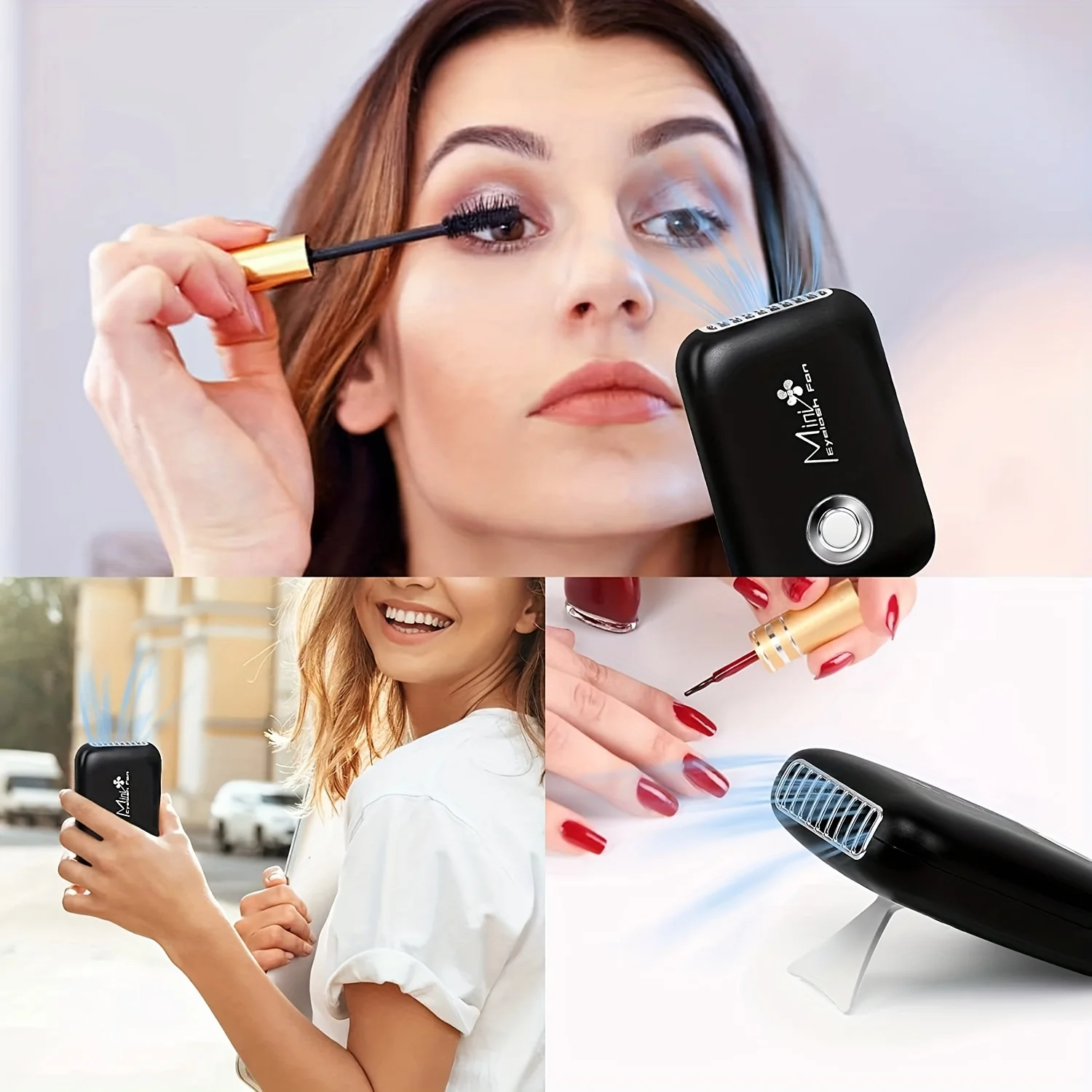 Eyelash Extension Fan - Mini Ventilador Portátil para Pestañas, Secador
