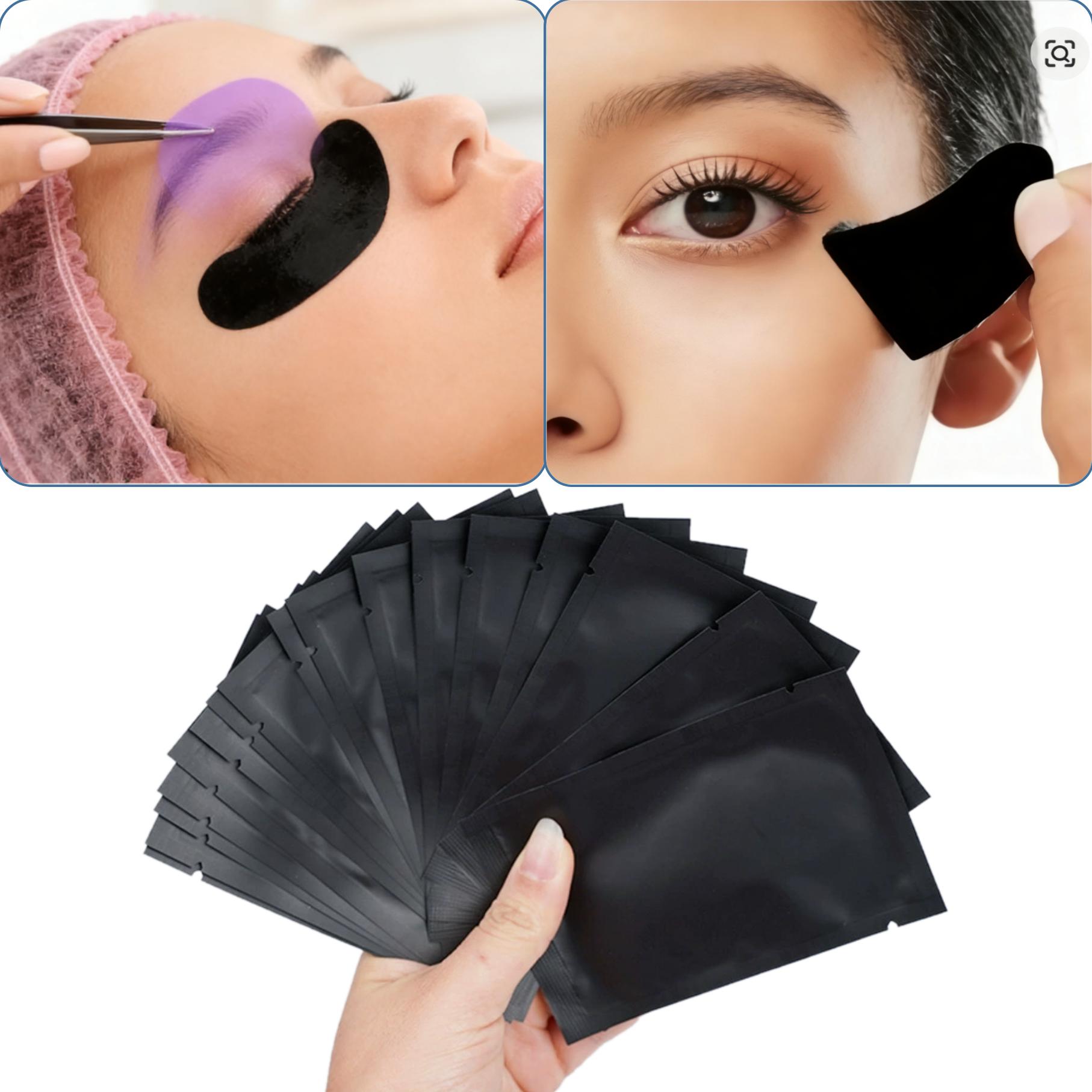 25/50 Pares de Parches Negros  - Eyelash Extension Uv reseña y precio