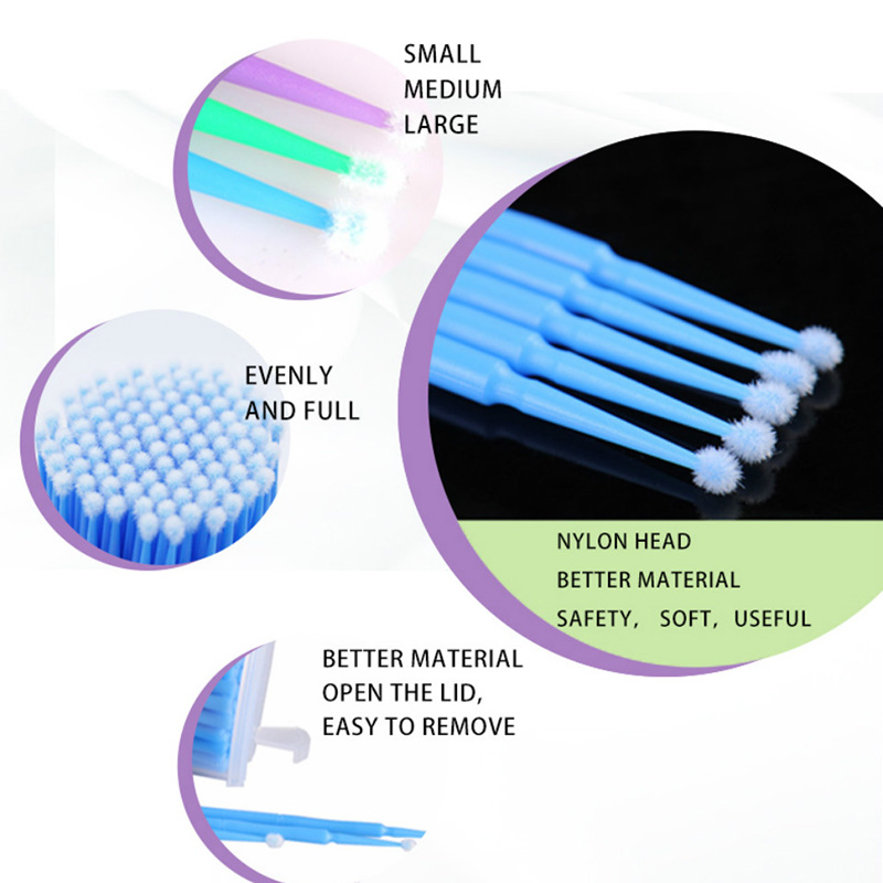 500 unidades de Hisopos de Lim - Eyelash Extension Maps reseña y precio