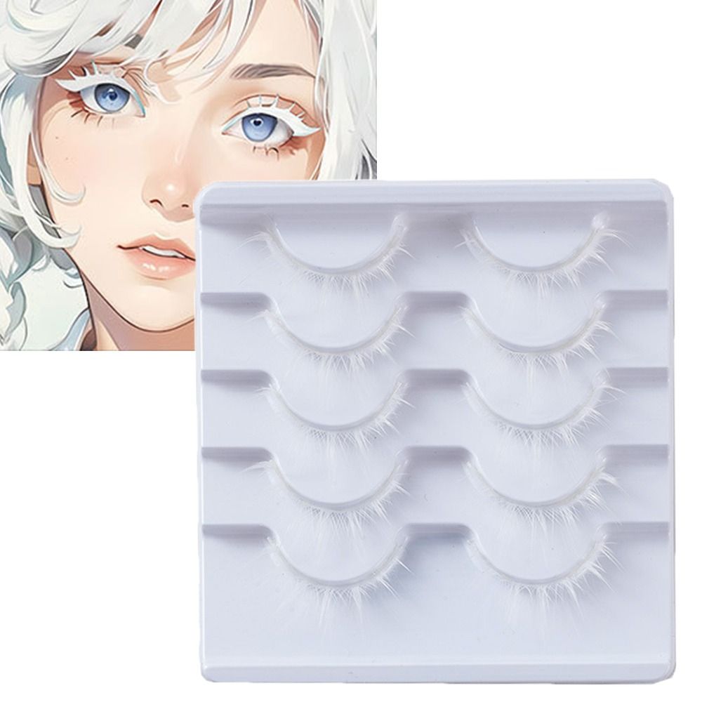 Pestañas de Anime blancas y bl - Eyelash Extension Japanese Style reseña y precio