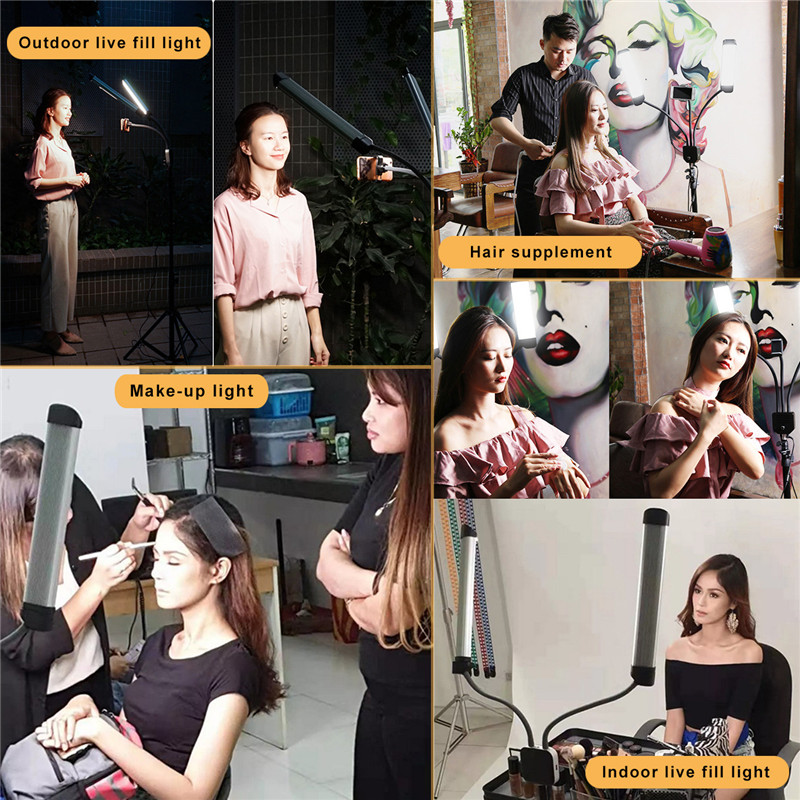Luz LED de relleno de brazos d - Video Eyelash Extension reseña y precio