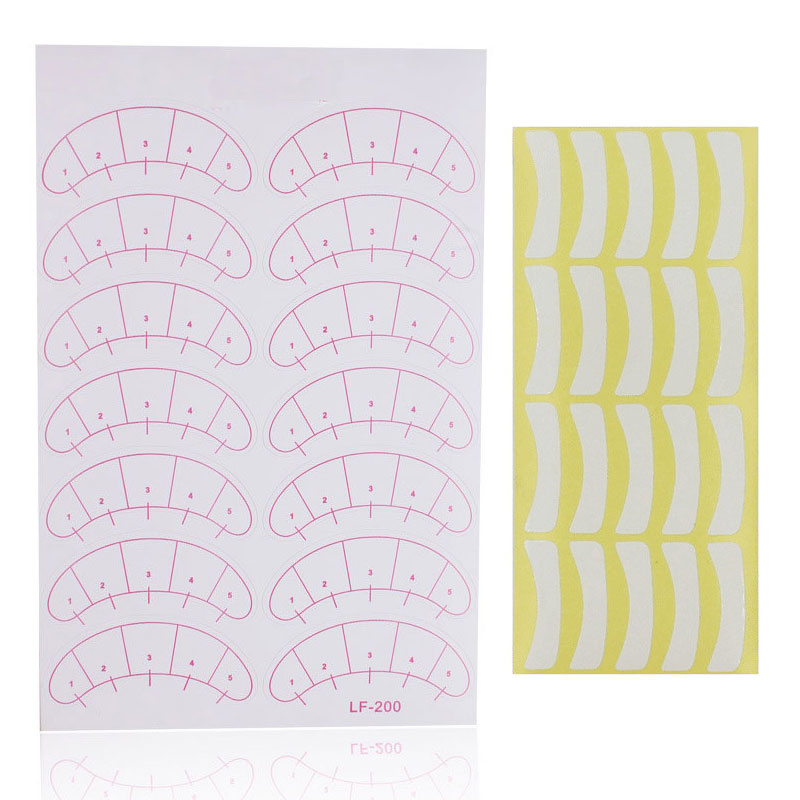 Parches de papel para extensió - Lash Mapping Sticker reseña y precio