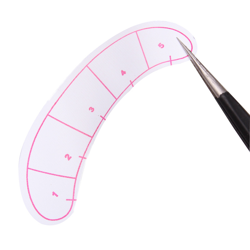Parches de papel para extensió - Lash Mapping Sticker reseña y precio