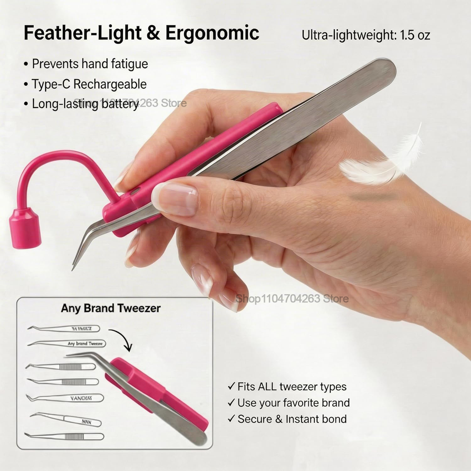 Mini Lámpara UV para Pestañas  - Eyelash Extension Uv reseña y precio