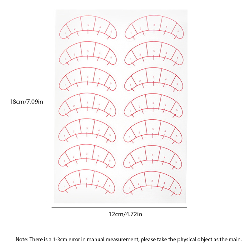 70/140 pares de pegatinas de m - Lash Mapping Sticker reseña y precio