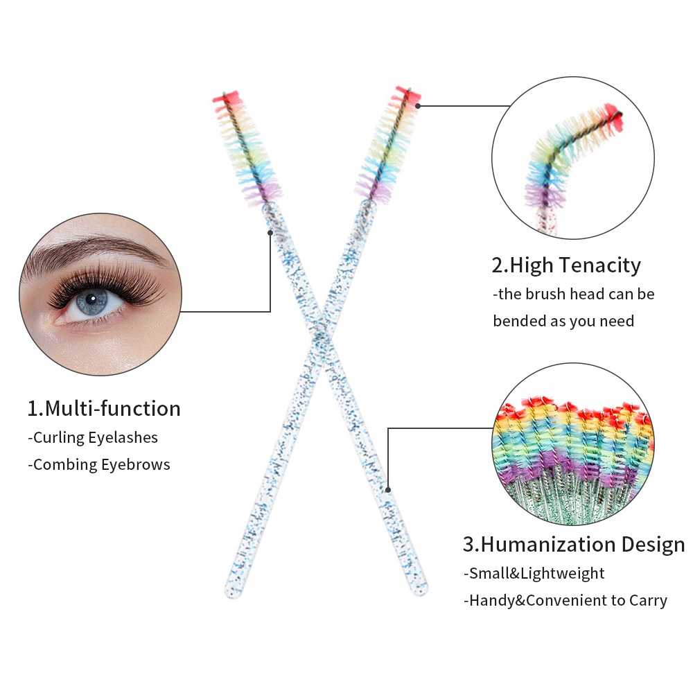 50PCS Pinceles de Maquillaje d - Eyelash Extension Maps reseña y precio