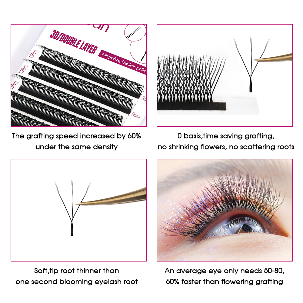 Extensión de pestañas en forma - Eyelash Extension Fan reseña y precio