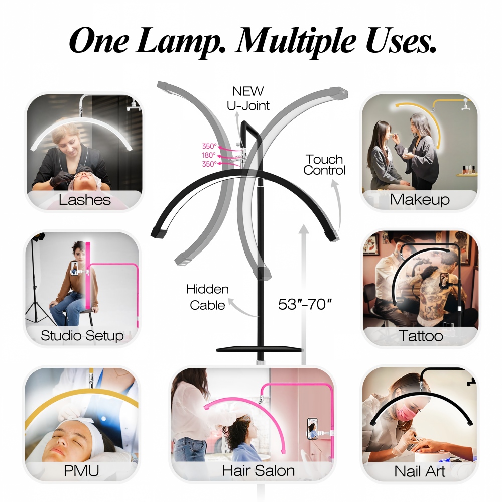 Lámpara LED de Media Luna con  - Eyelash Extension No 11 reseña y precio