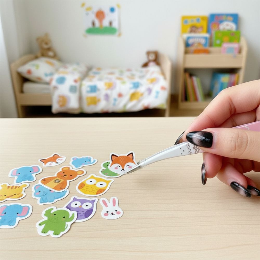Pinzas Curvas de Acero Inoxida - Lash Mapping Sticker reseña y precio